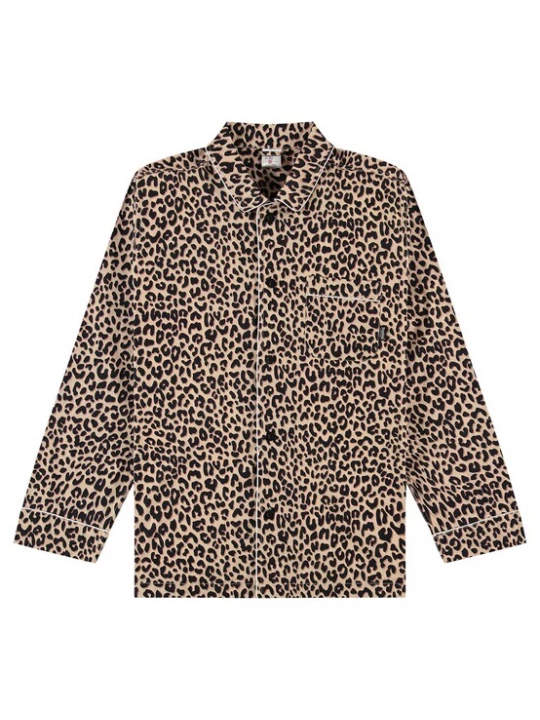 Foto van product Pockies Pyjama lang beige / kastanjebruin / donkerbruin
