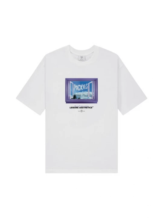 Foto van product Pockies Shirt '.A. Window' lila / zwart / wit