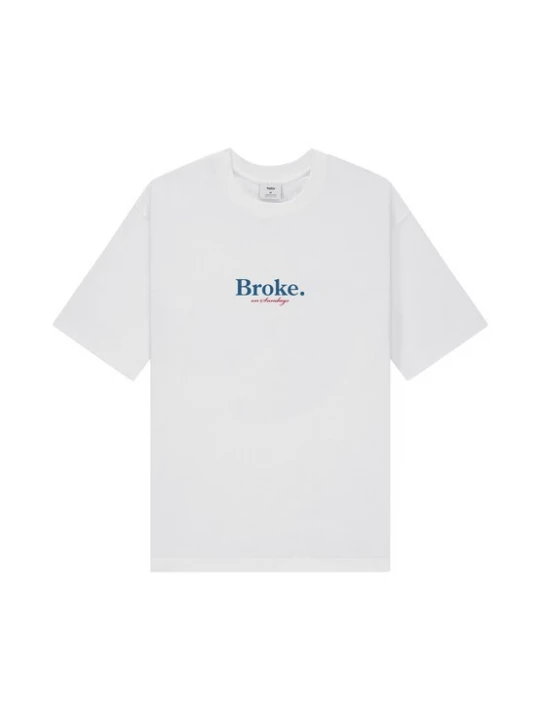 Foto van product Pockies Shirt 'Broke' donkerblauw / rood / wit