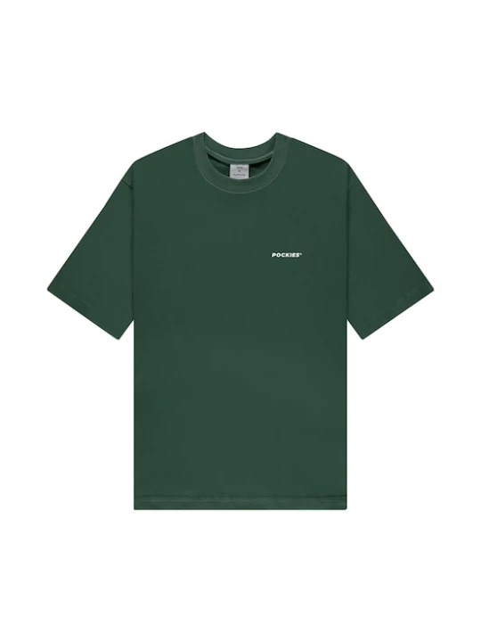 Foto van product Pockies Shirt 'Sundays' groen / wit