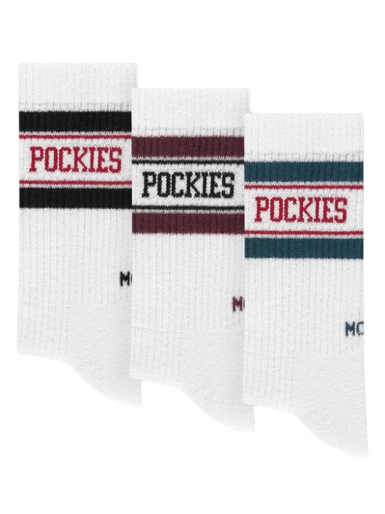 Foto van product Pockies Sokken spar / rood / bordeaux / wit