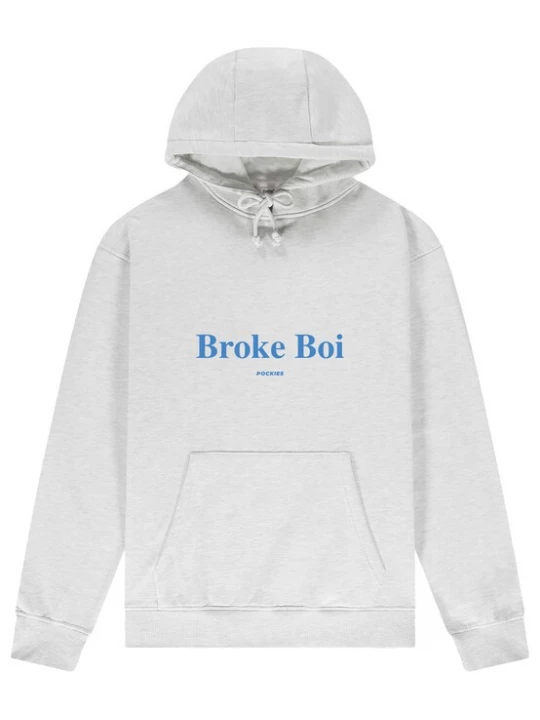 Foto van product Pockies Sweatshirt 'Broke Boi' blauw / grijs