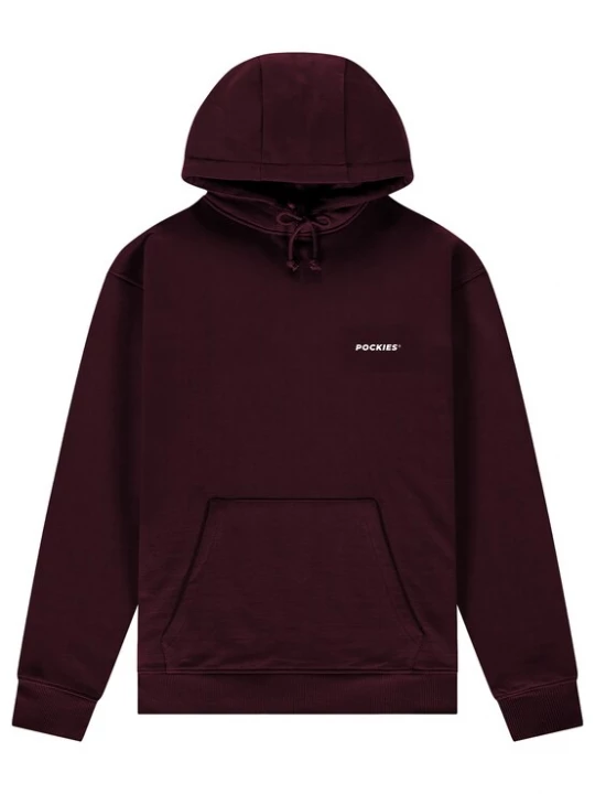 Foto van product Pockies Sweatshirt 'Cabin' wijnrood / wit