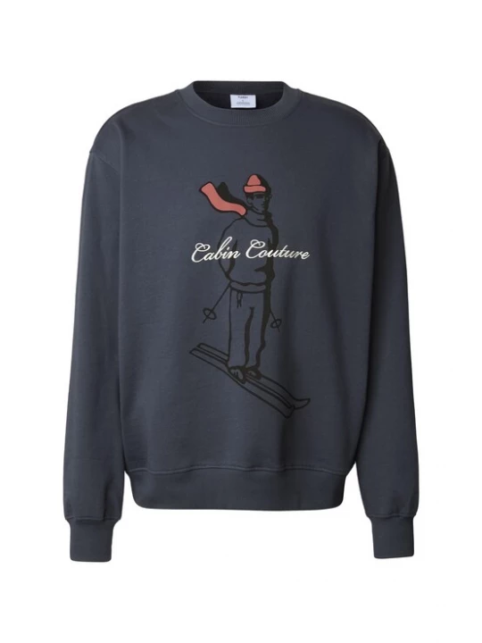 Foto van product Pockies Sweatshirt navy / koraal / zwart / wit
