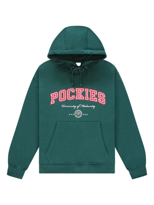 Foto van product Pockies Sweatshirt 'Um' smaragd / rood / wit
