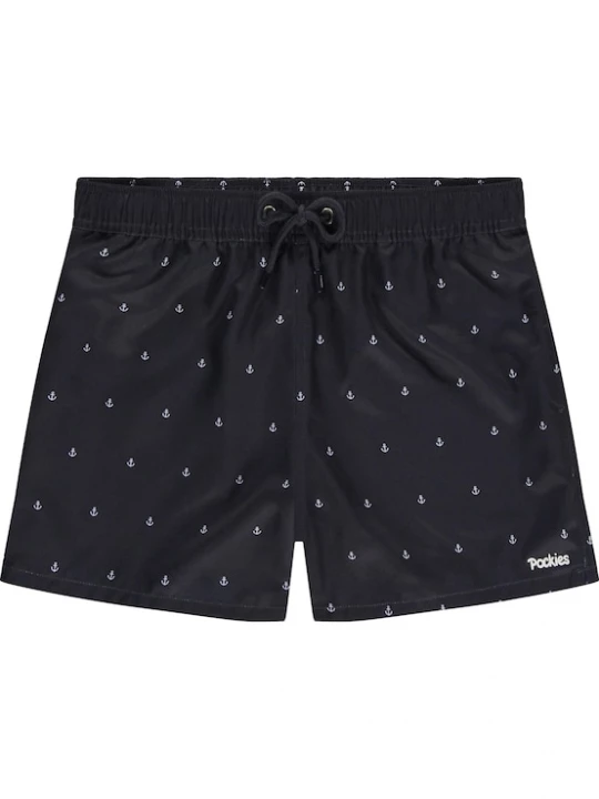 Foto van product Pockies Zwemshorts 'Anchors' navy / wit