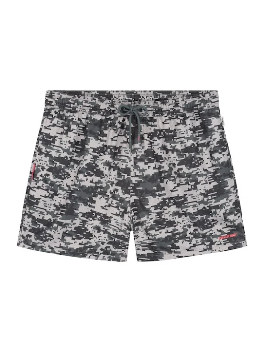 Foto van product Pockies Zwemshorts 'Camo' grijs / lichtgrijs / donkergrijs