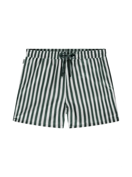 Foto van product Pockies Zwemshorts donkergroen / wit