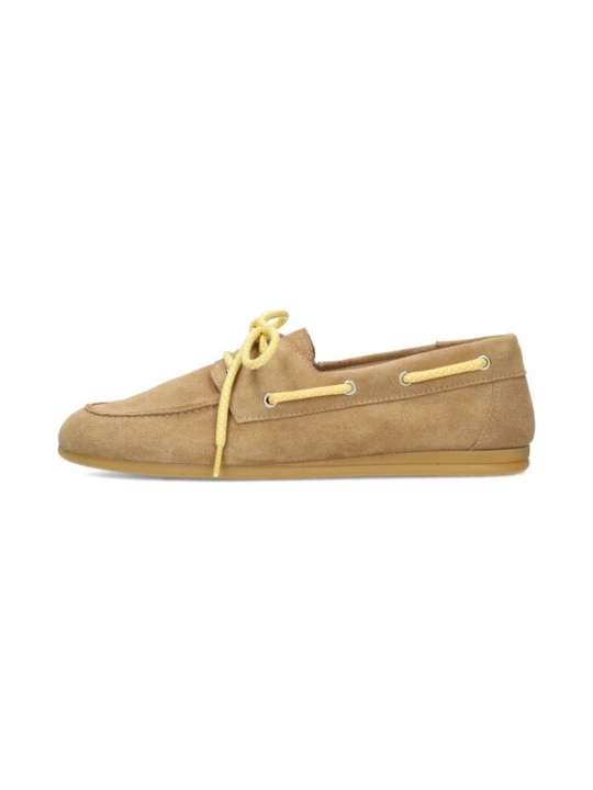Foto van product Poelman Mocassins 'Callie' bruin / geel