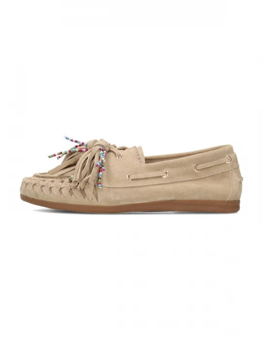 Foto van product Poelman Mocassins 'Iris' donkerbeige