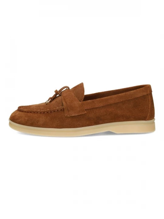 Foto van product Poelman Mocassins 'Zalama' lichtbruin