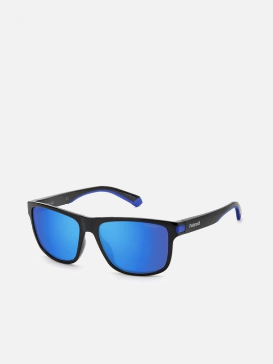 Foto van product Polaroid Zonnebril 'Polaroid PLD 2123 / S Black blue / 16 / 140 MAN Sunglasses' zwart
