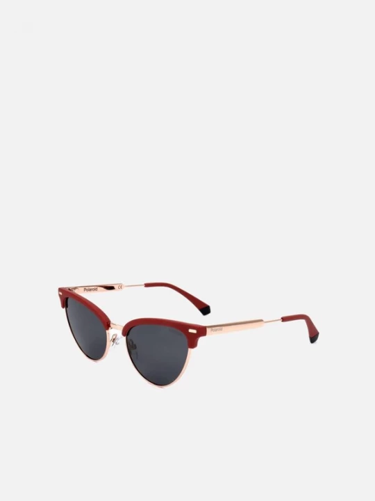 Foto van product Polaroid Zonnebril 'Polaroid PLD 4122 / S Matte violet / 18 / 145 Women Sunglasses' rood