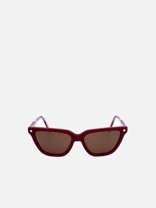 Foto van product Polaroid Zonnebril 'Polaroid PLD 4157 / S / X Burgundy / 16 / 145 Women Sunglasses' rood