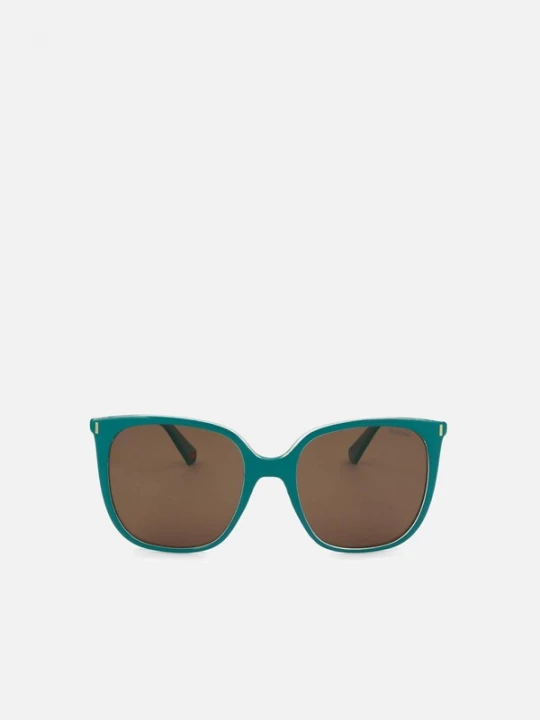 Foto van product Polaroid Zonnebril 'Polaroid PLD 6218 / S Havana / 19 / 140 Women Sunglasses' groen
