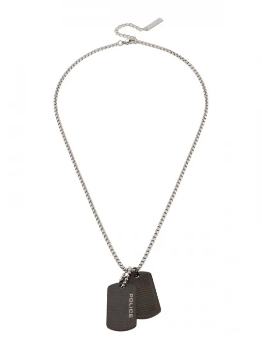 Foto van product POLICE Ketting zwart / zilver