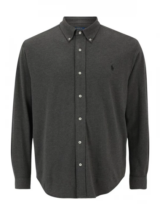 Foto van product Polo Ralph Lauren Big & Tall Overhemd grijs gemêleerd