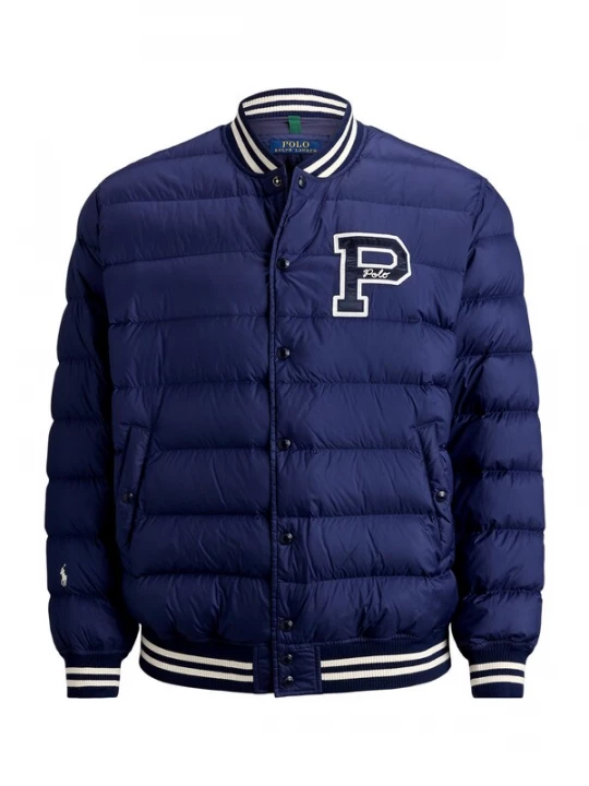 Foto van product Polo Ralph Lauren Big & Tall Winterjas navy / wit
