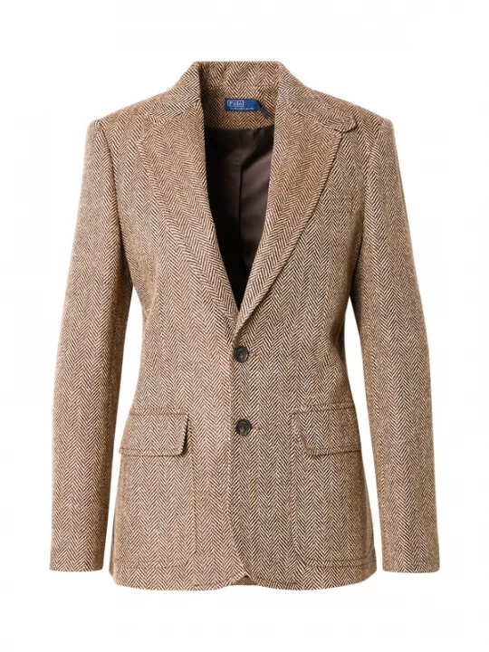 Foto van product Polo Ralph Lauren Blazers 'HERTIAGE' ecru / donkerbruin