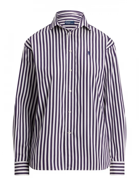 Foto van product Polo Ralph Lauren Blouse aubergine / wit