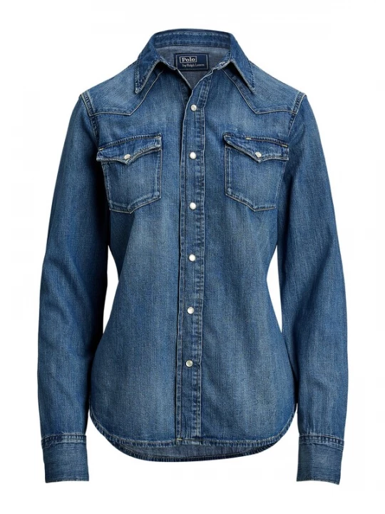 Foto van product Polo Ralph Lauren Blouse blauw denim