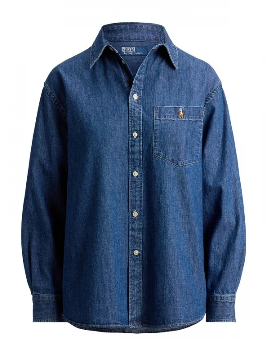 Foto van product Polo Ralph Lauren Blouse blauw denim