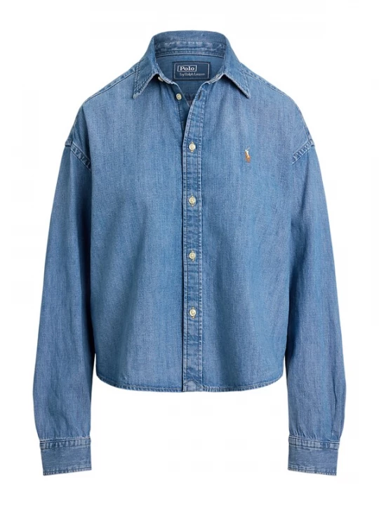 Foto van product Polo Ralph Lauren Blouse blauw denim
