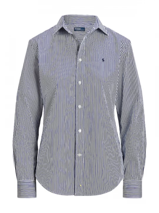 Foto van product Polo Ralph Lauren Blouse donkerblauw / wit