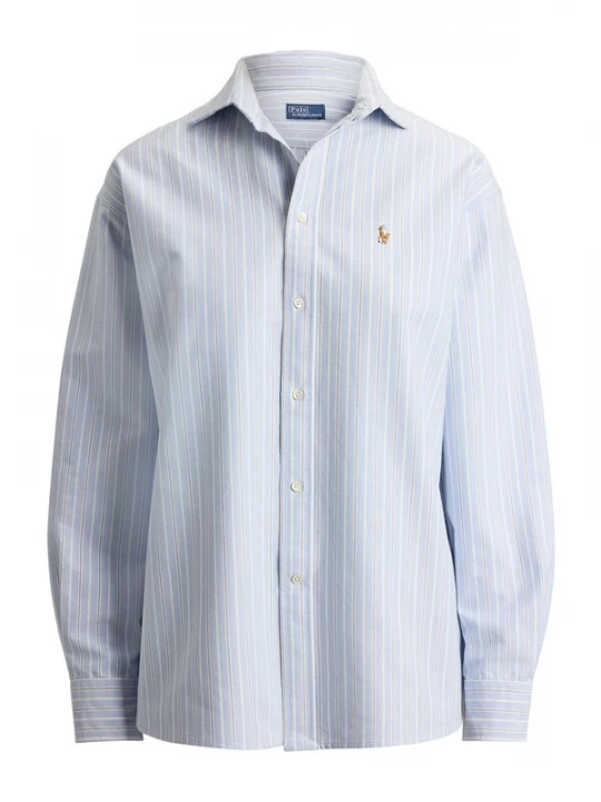 Foto van product Polo Ralph Lauren Blouse lichtblauw / goud / wit