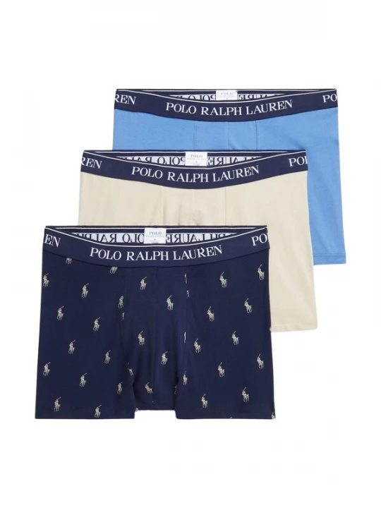 Foto van product Polo Ralph Lauren Boxershorts beige / blauw / wit
