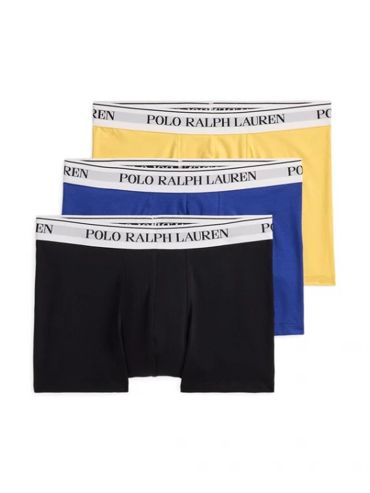 Foto van product Polo Ralph Lauren Boxershorts 'Classic' enziaan / geel / zwart / wit