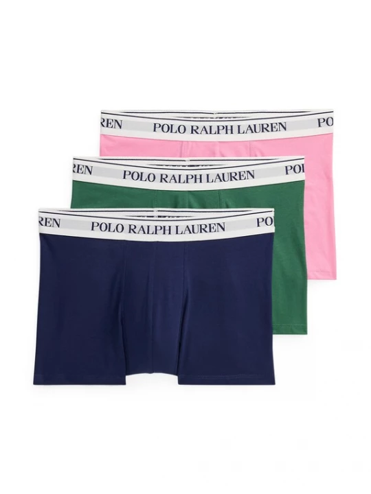 Foto van product Polo Ralph Lauren Boxershorts 'Classic' navy / groen / lichtroze / wit