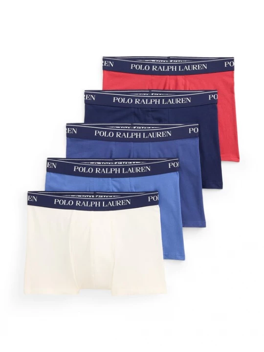 Foto van product Polo Ralph Lauren Boxershorts 'Classic' navy / smoky blue / donkerblauw / watermeloen rood / wit