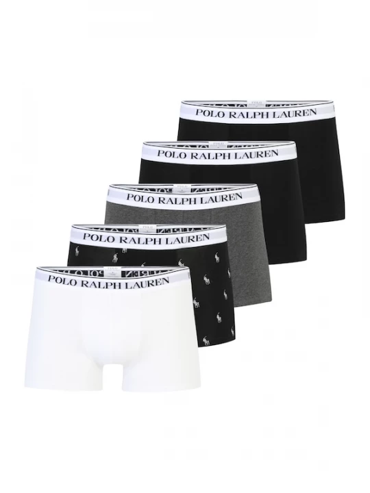 Foto van product Polo Ralph Lauren Boxershorts 'CLSSIC' lichtgrijs / zwart / wit