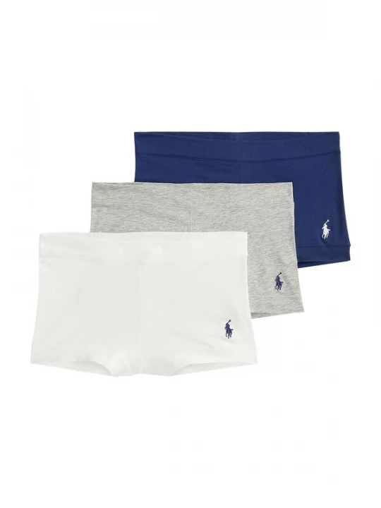 Foto van product Polo Ralph Lauren Broekje ' Club Cotton ' donkerblauw / grijs gemêleerd / wit