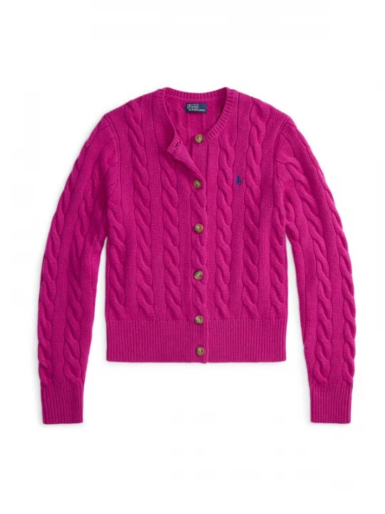 Foto van product Polo Ralph Lauren Gebreid vest donkerroze