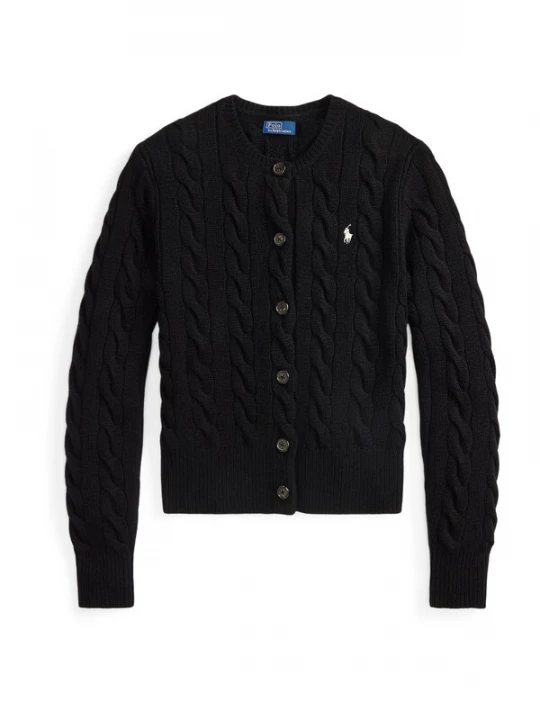 Foto van product Polo Ralph Lauren Gebreid vest ecru / zwart