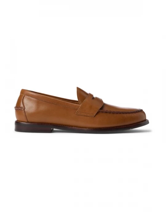 Foto van product Polo Ralph Lauren Instappers 'ALSTON' cognac