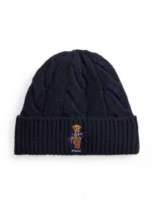 Foto van product Polo Ralph Lauren Muts navy / brokaat / wit