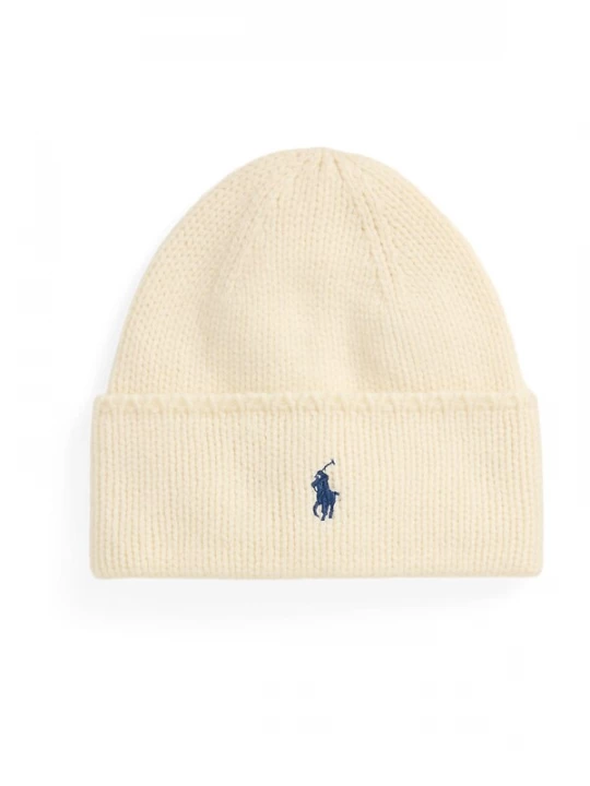 Foto van product Polo Ralph Lauren Muts 'Pony' crème / marine
