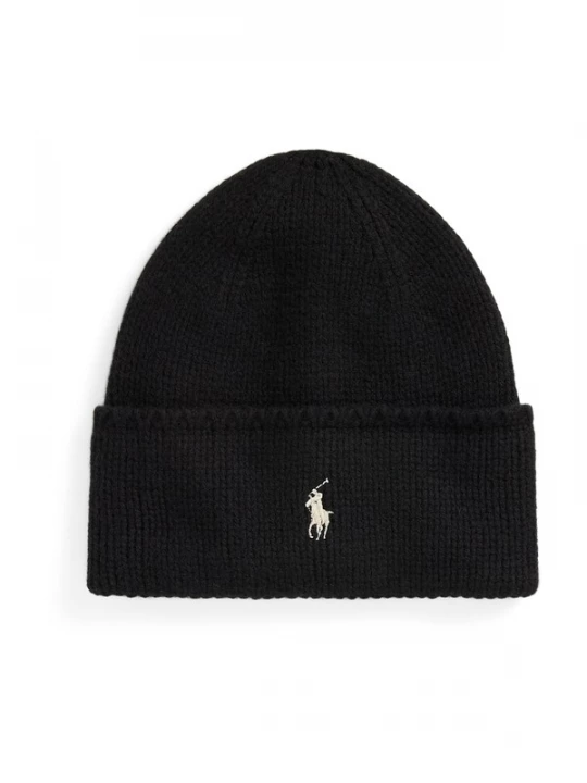 Foto van product Polo Ralph Lauren Muts 'PONY' zwart / wit