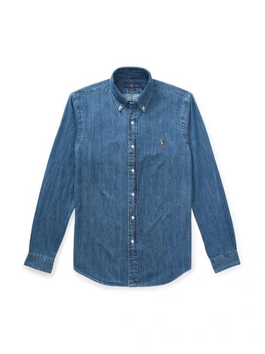 Foto van product Polo Ralph Lauren Overhemd blauw denim
