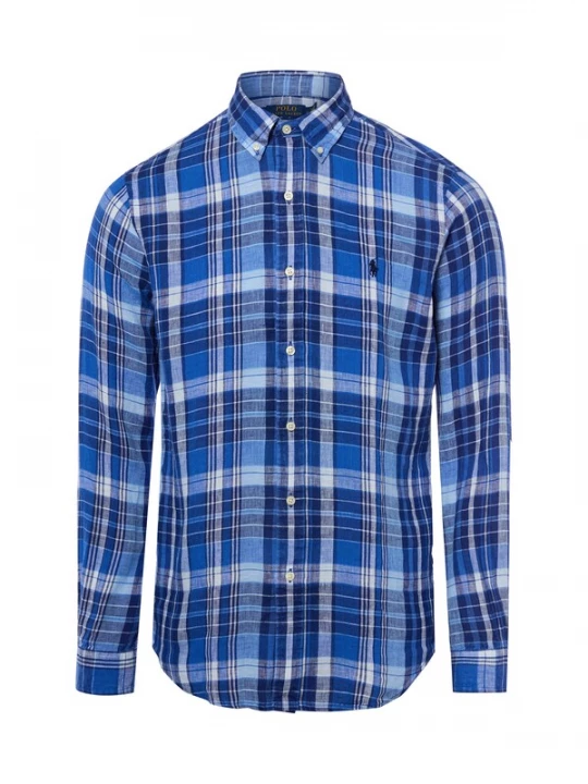 Foto van product Polo Ralph Lauren Overhemd blauw / marine / saffier / pastelblauw