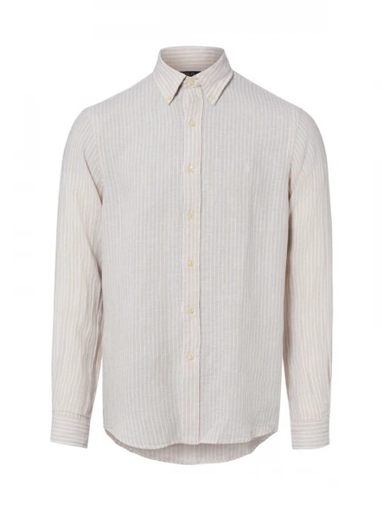 Foto van product Polo Ralph Lauren Overhemd bruin / wit