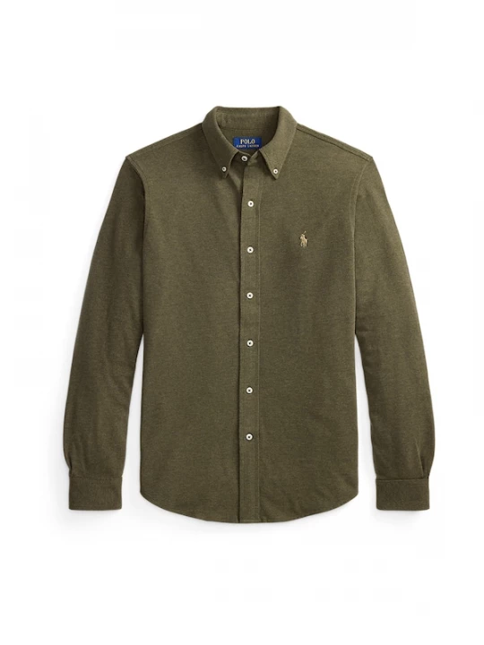 Foto van product Polo Ralph Lauren Overhemd cappuccino / olijfgroen