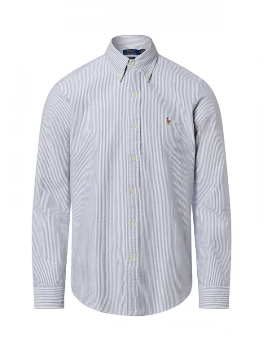 Foto van product Polo Ralph Lauren Overhemd 'Classic' grijs / wit