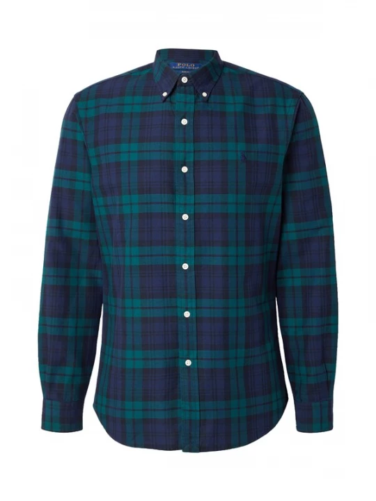 Foto van product Polo Ralph Lauren Overhemd 'CLASSIC' navy / smaragd