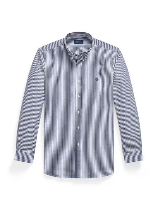 Foto van product Polo Ralph Lauren Overhemd donkerblauw / wit