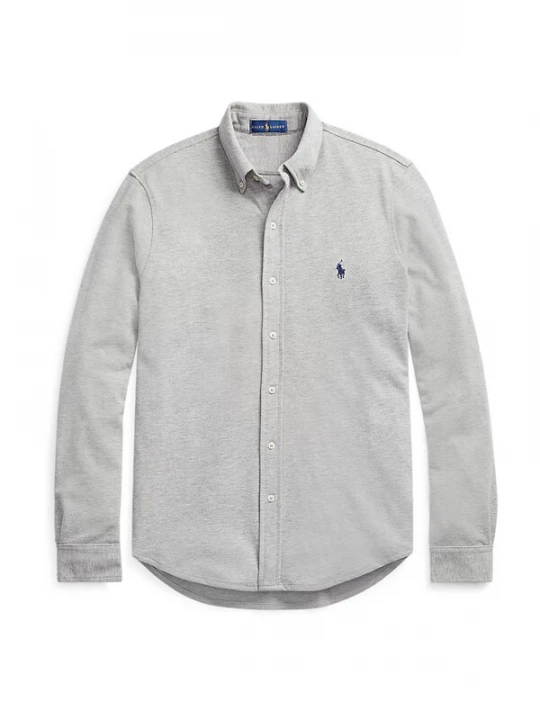 Foto van product Polo Ralph Lauren Overhemd grijs gemêleerd