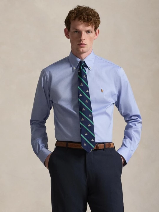 Foto van product Polo Ralph Lauren Overhemd lichtblauw / cognac